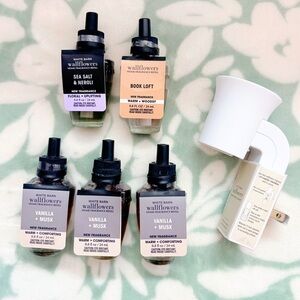 Bath & Body Works Wallflower Plug + 5 Refills Bundle 🤍✨
